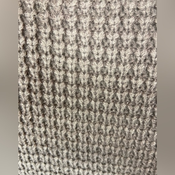 Merokeety~NWT~Warm Earthy Mauve Birdseye Knit Sweater~Ribbed Cuffs & Hem~Size L - Picture 5 of 12